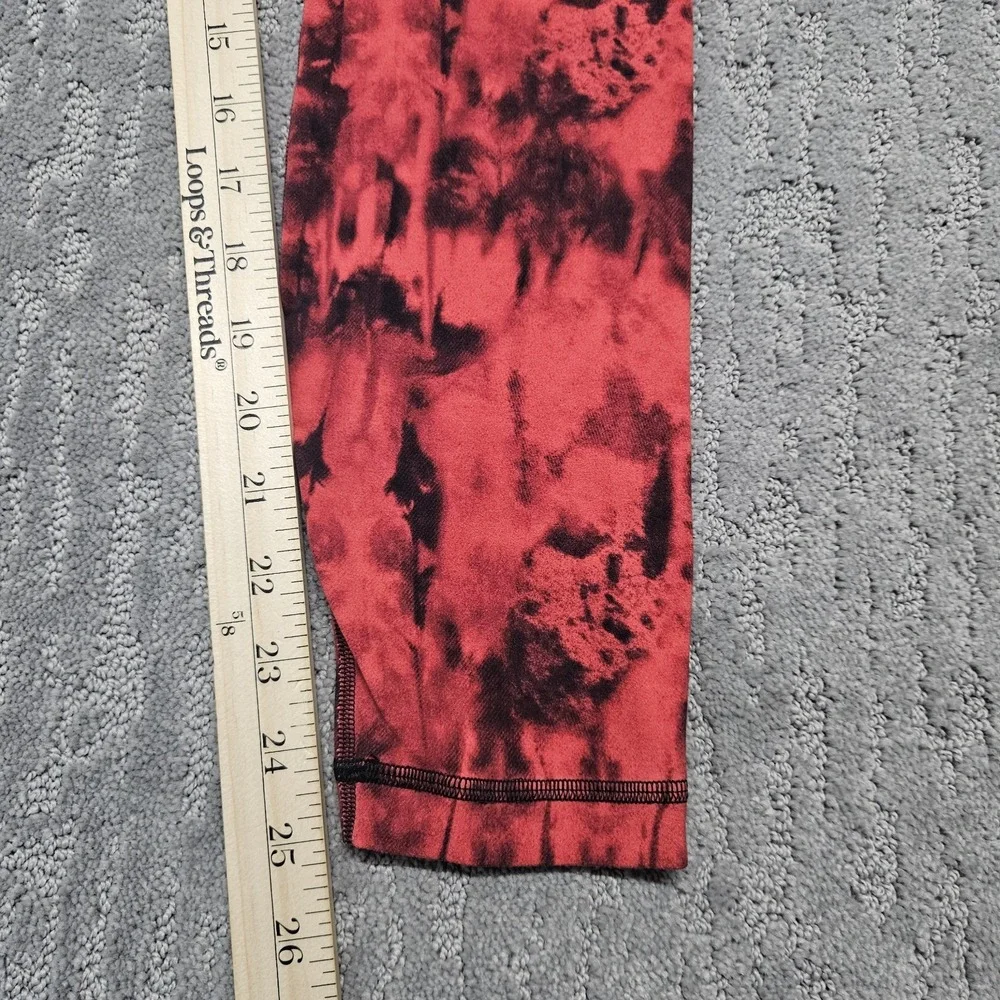 Lululemon Align Pant II 25" Game Day Red Black Multi 4 - Picture 6 of 9